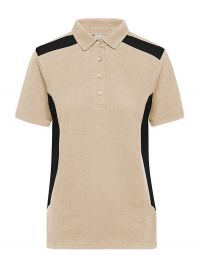 Arbeits Poloshirt für Damen in Beige